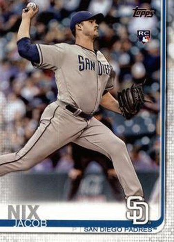 #33 Jacob Nix - San Diego Padres - 2019 Topps Baseball