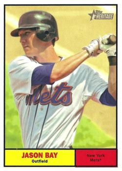 #33 Jason Bay - New York Mets - 2010 Topps Heritage Baseball
