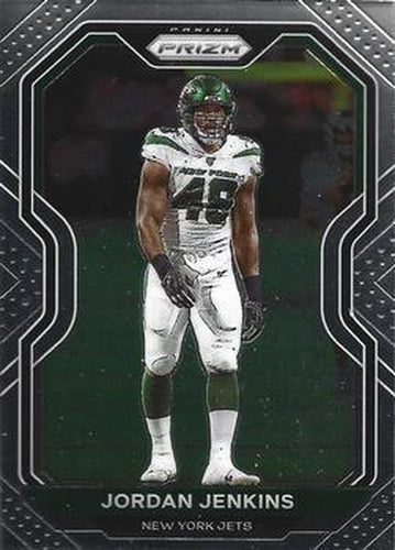 #33 Jordan Jenkins - New York Jets - 2020 Panini Prizm Football