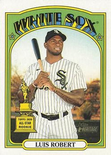 #33 Luis Robert - Chicago White Sox - 2021 Topps Heritage Baseball