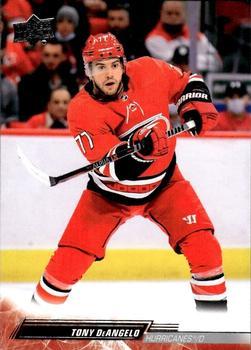 #33 Tony DeAngelo - Carolina Hurricanes - 2022-23 Upper Deck Hockey