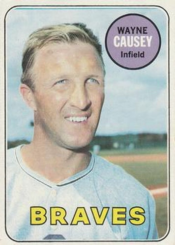 #33 Wayne Causey - Atlanta Braves - 1969 Topps Baseball