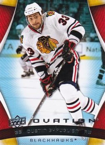 #33 Dustin Byfuglien - Chicago Blackhawks - 2009-10 Upper Deck Ovation Hockey