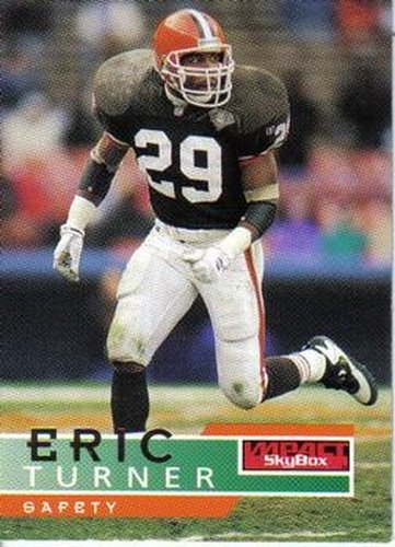 #33 Eric Turner - Cleveland Browns - 1995 SkyBox Impact Football