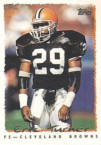 #340 Eric Turner - Cleveland Browns - 1995 Topps Football