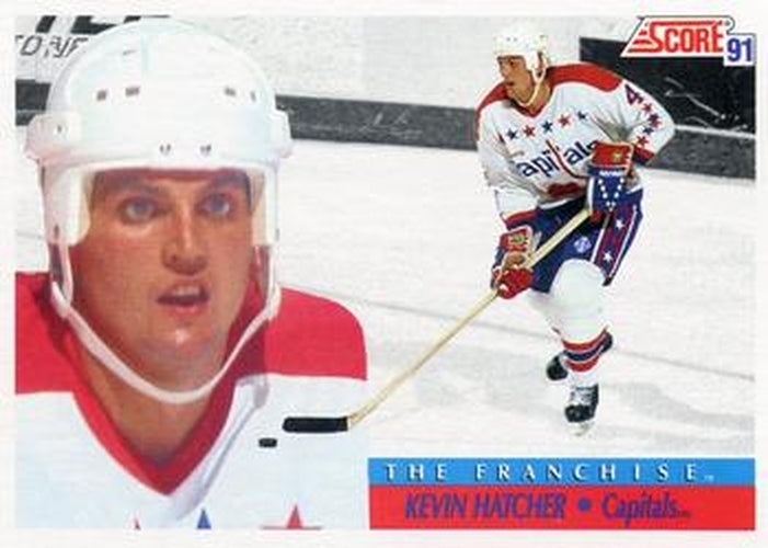 #340 Kevin Hatcher - Washington Capitals - 1991-92 Score American Hockey