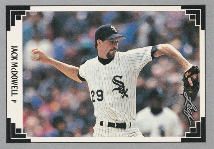 #340 Jack McDowell - Chicago White Sox - 1991 Leaf Baseball