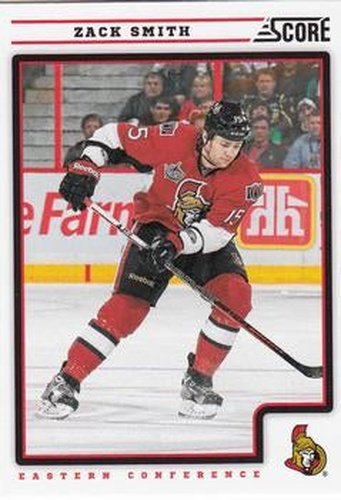 #340 Zack Smith - Ottawa Senators - 2012-13 Score Hockey