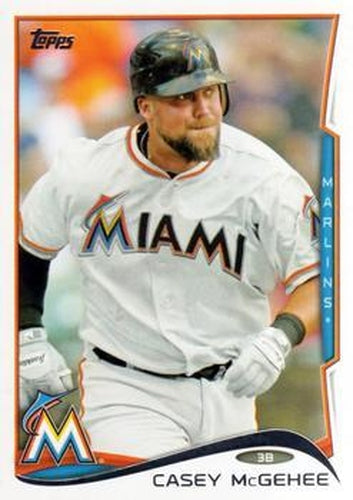#340 Casey McGehee - Miami Marlins - 2014 Topps Baseball