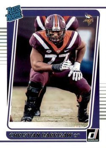#340 Christian Darrisaw - Minnesota Vikings - 2021 Donruss Football