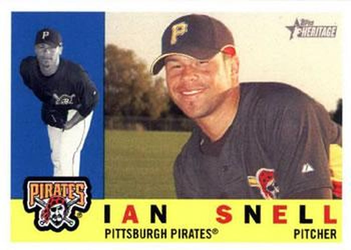 #340 Ian Snell - Pittsburgh Pirates - 2009 Topps Heritage Baseball