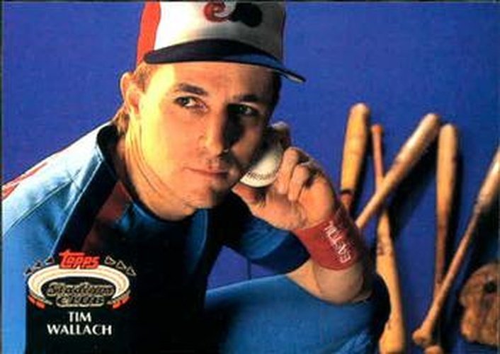 #340 Tim Wallach - Montreal Expos - 1992 Stadium Club Baseball