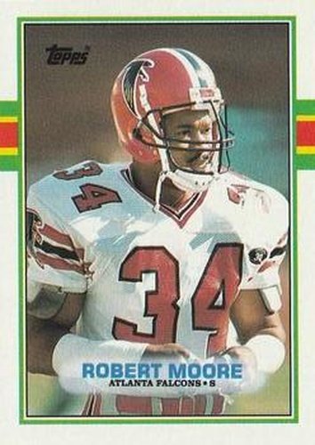 #340 Robert Moore - Atlanta Falcons - 1989 Topps Football