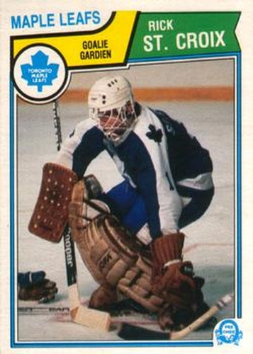 #340 Rick St. Croix - Toronto Maple Leafs - 1983-84 O-Pee-Chee Hockey