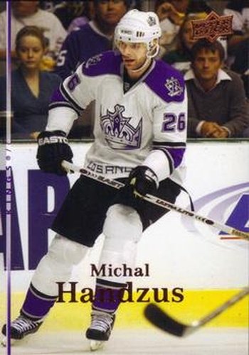 #341 Michal Handzus - Los Angeles Kings - 2007-08 Upper Deck Hockey