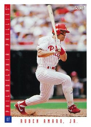 #341 Ruben Amaro - Philadelphia Phillies - 1993 Score Baseball