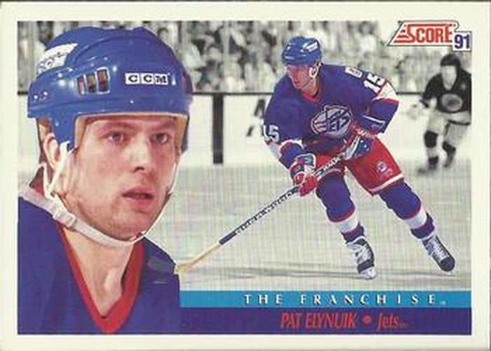 #341 Pat Elynuik - Winnipeg Jets - 1991-92 Score American Hockey