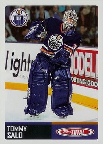 #341 Tommy Salo - Edmonton Oilers - 2002-03 Topps Total Hockey