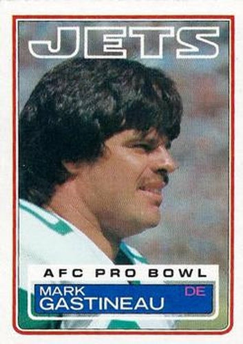 #341 Mark Gastineau - New York Jets - 1983 Topps Football