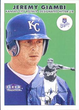#341 Jeremy Giambi - Kansas City Royals - 2000 Fleer Tradition Baseball