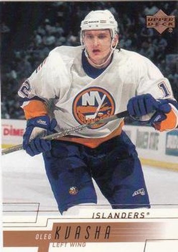 #341 Oleg Kvasha - New York Islanders - 2000-01 Upper Deck Hockey