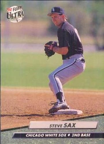 #341 Steve Sax - Chicago White Sox - 1992 Ultra Baseball