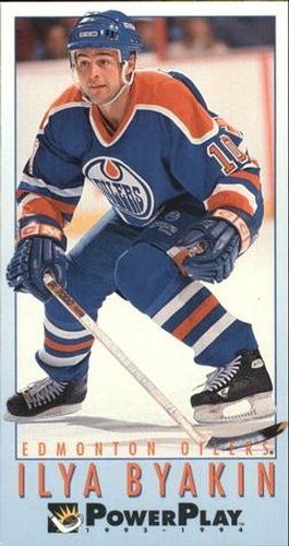 #341 Ilya Byakin - Edmonton Oilers - 1993-94 Fleer PowerPlay Hockey
