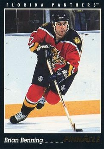 #341 Brian Benning - Florida Panthers - 1993-94 Pinnacle Hockey