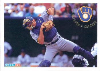 #186 Dave Nilsson - Milwaukee Brewers - 1994 Fleer Baseball