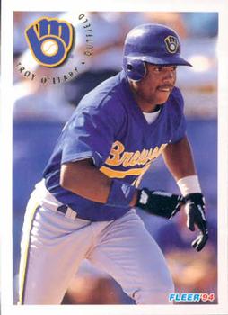 #187 Troy O'Leary - Milwaukee Brewers - 1994 Fleer Baseball