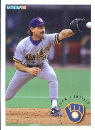 #193 Dickie Thon - Milwaukee Brewers - 1994 Fleer Baseball