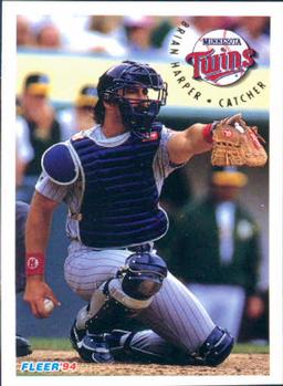 #206 Brian Harper - Minnesota Twins - 1994 Fleer Baseball