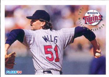 #222 Carl Willis - Minnesota Twins - 1994 Fleer Baseball