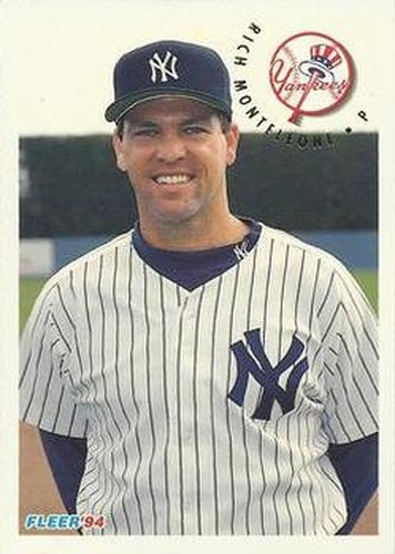 #240 Rich Monteleone - New York Yankees - 1994 Fleer Baseball