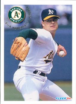 #265 Rick Honeycutt - Oakland Athletics - 1994 Fleer Baseball