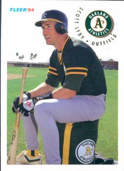 #267 Scott Lydy - Oakland Athletics - 1994 Fleer Baseball