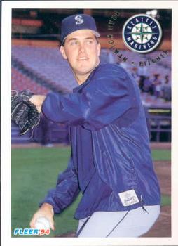 #289 Brad HolmanÊ - Seattle Mariners - 1994 Fleer Baseball