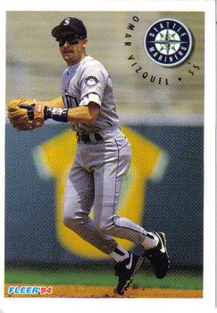 #301 Omar Vizquel - Seattle Mariners - 1994 Fleer Baseball