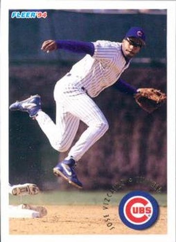 #400 Jose Vizcaino - Chicago Cubs - 1994 Fleer Baseball
