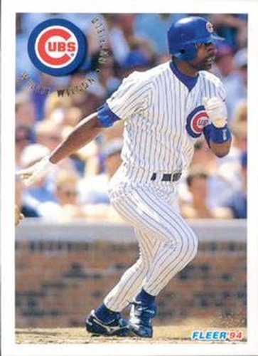 #402 Willie Wilson - Chicago Cubs - 1994 Fleer Baseball