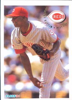 #424 Johnny Ruffin - Cincinnati Reds - 1994 Fleer Baseball