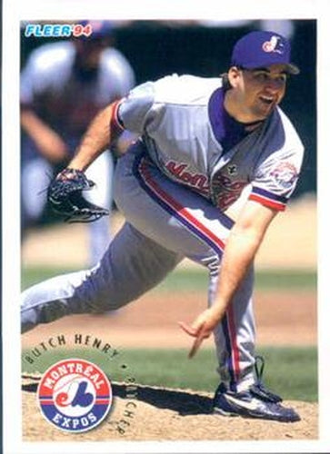#541 Butch Henry - Montreal Expos - 1994 Fleer Baseball