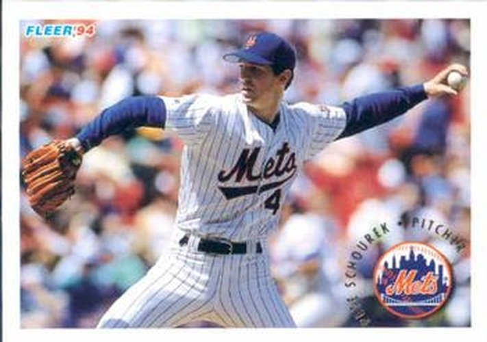 #577 Pete Schourek - New York Mets - 1994 Fleer Baseball
