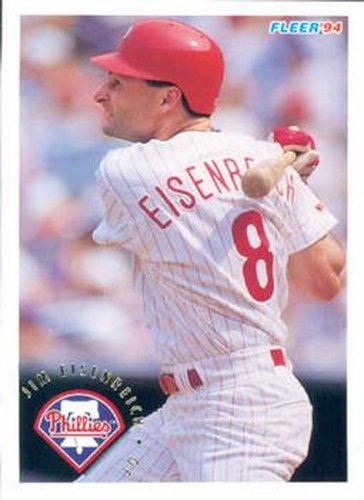 #588 Jim Eisenreich - Philadelphia Phillies - 1994 Fleer Baseball
