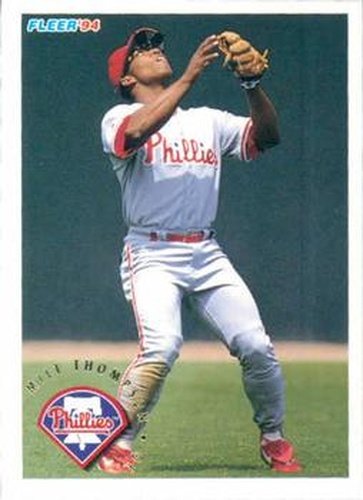 #602 Milt Thompson - Philadelphia Phillies - 1994 Fleer Baseball