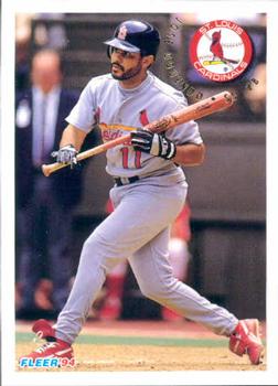 #639 Jose Oquendo - St. Louis Cardinals - 1994 Fleer Baseball
