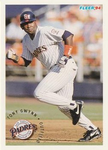 #665 Tony Gwynn - San Diego Padres - 1994 Fleer Baseball