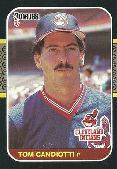 #342 Tom Candiotti - Cleveland Indians - 1987 Donruss Baseball