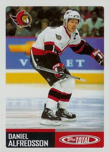 #342 Daniel Alfredsson - Ottawa Senators - 2002-03 Topps Total Hockey