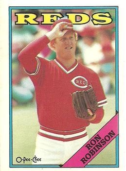 #342 Ron Robinson - Cincinnati Reds - 1988 O-Pee-Chee Baseball